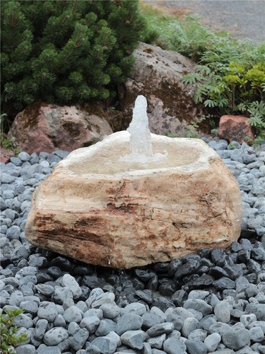 Quellstein marmor l85cm - marmor, mit