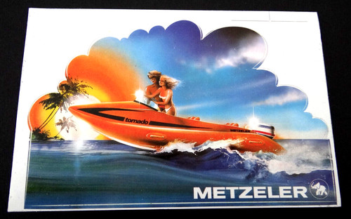 Werbe aufkleber metzeler - werbe-aufkleber,