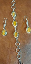 Schmuck Set mit Triole Opal
