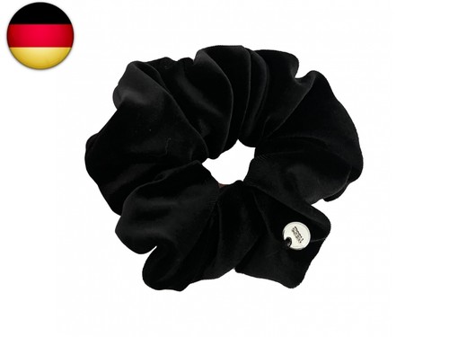Haargummi schwarz haar dickes - schwarz,