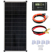 100 Watt 12V Solar Set 20A Laderegler g Montagewinkel Solaranlage Inselanlage 0%