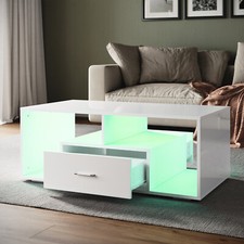LED Sofatisch 100cm Tisch