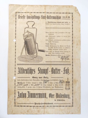 Werbeblatt neuste haushaltungs - neuste,