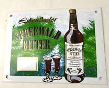 Emaille Schild Emailschild Spreewald Bitter ca. 15x20cm S-5315