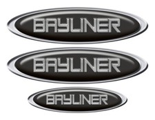 3 Bayliner ovale Aufkleber