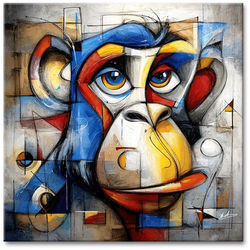 Affen leinwandbild modern - leinwandbild,