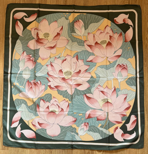 Schal hermès lotusblume - schal,
