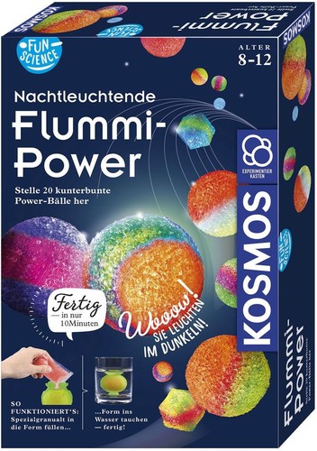 Nachtleuchtende flummi power - nachtleuchtende, flummi-power