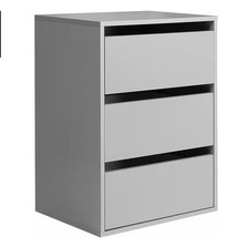 Schubladeneinsatz 3 Schubkästen T 51 cm Innen-Kommode Kleiderschrank Zubehör