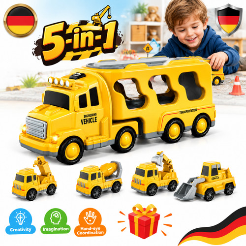 Spielzeugauto set 1 lkw - set, 5