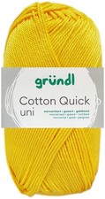50 Gramm Gründl Wolle Cotton Quick Uni Strickgarn Farbauswahl
