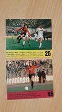2 Sammelkarten  "Die Meisterschaft"  Eintracht Frankfurt  Neuberger, Hölzenbein