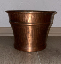 Vintage Kupfer Blumenübertopf