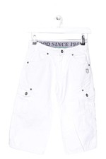 JEEP Cargo Shorts Kinder Gr. 140 Weiß 100% Baumwolle Freizeit Casual Urban