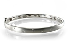 Caren Pfleger Christ Armreif 10 Brillanten TW/VS 585 Weißgold [BRORS 19943]