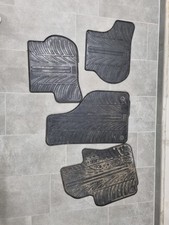Gummimatten 4 tlg. Fussmatten Allwetter Matten kompatibel mit VW Golf 6 VI