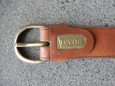 Levis Ledergürtel braun Original, unbenutzt 1970/80er Jahre, tolles Stück