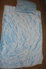 Polysoft Flexi Bettdecke + Kissen Kinder blau Bettenset