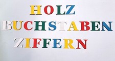 Buchstaben Ziffern Bunt 7cm