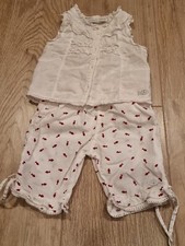 Weekend A La Mer Bluse und Hose Neuwertig Größe ca 62 / 68 (12 Monate)