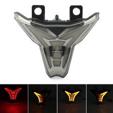 BLK LED-Rückfahr Blinker Integriertes Rücklicht Für 15-18 KAWASAKI Z1000 ZX-10R