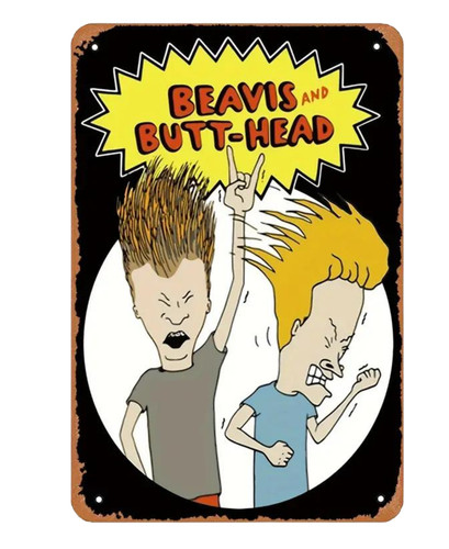 Blechschild beavis - "beavis, &