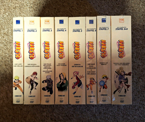 Naruto dvd sammlung komplett - naruto,