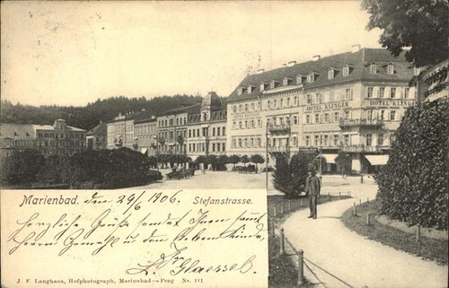 Marienbad tschechien boehmen - marienbad,