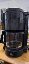 FIF Filterkaffeemaschine mit Glaskanne – 12 Tassen – Schwarz
