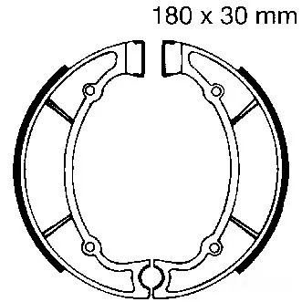 Bremsbacken hinten ebc y514 - ebc,