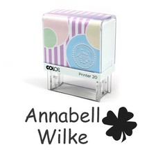 Textilstempel Stempel Namen personalisiert Kinder Kleidung Motiv Stempel Etikett