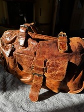 Billy the Kid Echtleder Umhängetasche Cognac, Gebraucht