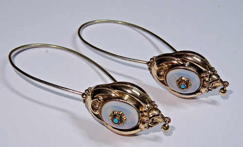 Biedermeier ohrringe - biedermeier,
