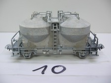 ein Piko Staubsilowagen,Zementsilowagen(Nr.10) gealtert,neue Räder DR 1:87 H0 DC