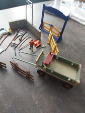Schleich Konvolut Ersatzteile Pferdewaschplatz Reiterhof 40190 Pferdewagen Uvm.