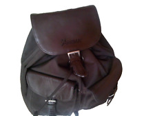 ASSIMA     Sportlich-Eleganter Rucksack     Dunkelbraun     Leder + Polyester