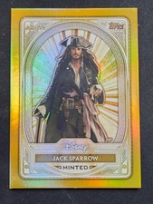Jack Sparrow 2025 Topps Disney Mint Gold /50 Fluch der Karibik