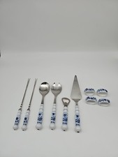 DDR Zwiebelmuster Porzellan Besteck ABS Vorleger 10 Teile Top