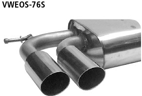 Bastuck sportauspuff eos - bastuck, vw