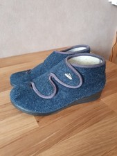 Pflege Hausschuhe Fly Flot Gr. 39 Filz Klett