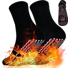 Turmalin Socken Massage Wärmesocken Fußwärmer Magnetfeldtherapie Winter Füße DE