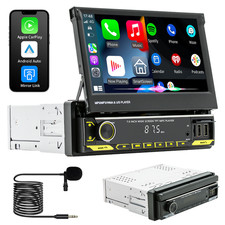 Mic+1DIN 7" Android Auto Flip