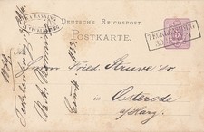 DR Ganzsache R2 Tecklenburg