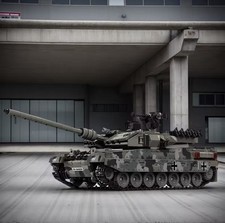 Leopard 2A7 Schwerer Panzer Bausatz | Militär-Modellbausteine | 1009 Teile