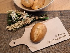 Holzbrett mit Gravur, Personalisiert. Frühstücksbrett, Schneidebrett, Geschenk