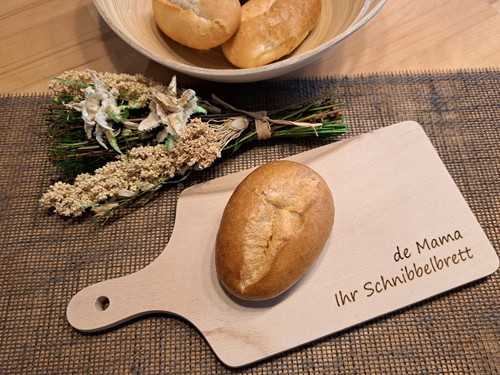 Holzbrett mit gravur - mit,