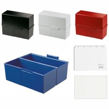 HAN Karteikasten 975 A5 | Register | Karteikarten [verschiedene Farben wählbar]