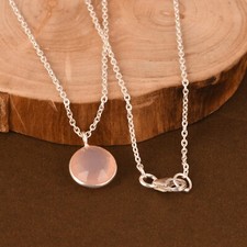 Runde Form Rose Chalzedon