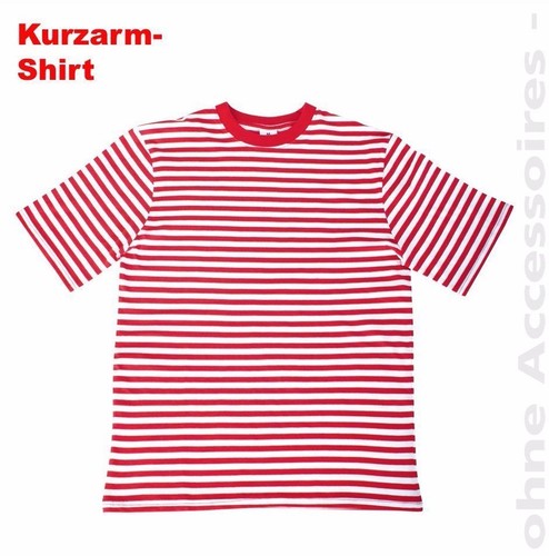 Ringel shirt rot - ringel-t-shirt, m-xxl
