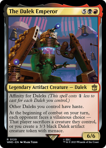 Mtg the dalek emperor - -,